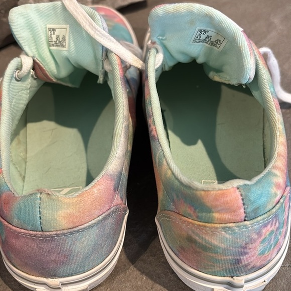 VANS Doheny Heart pastel tie dye,low lace up sneakers/trainers/skate/waffle sole - Picture 7 of 11